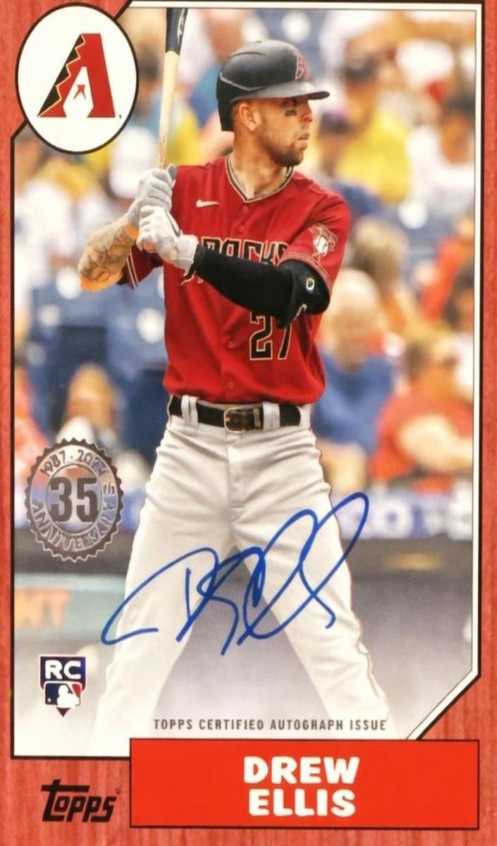 2022 Topps Update Drew Ellis #87BA-DE card