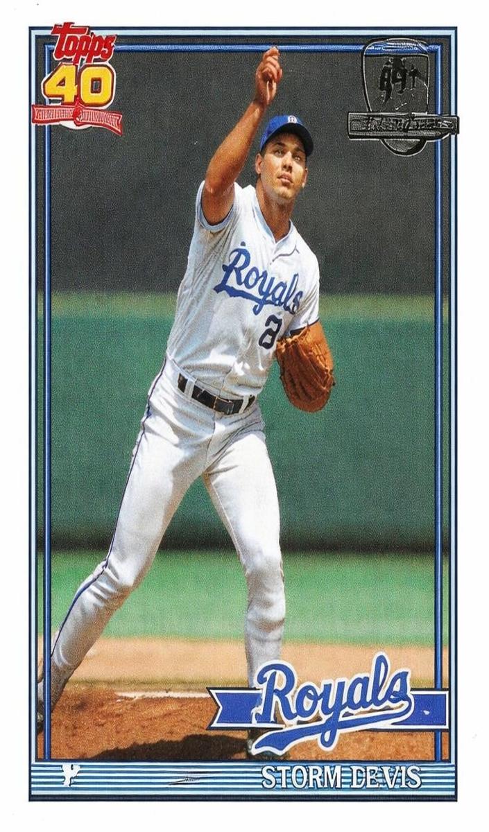Storm Davis 1991 Topps Desert Shield Baseball