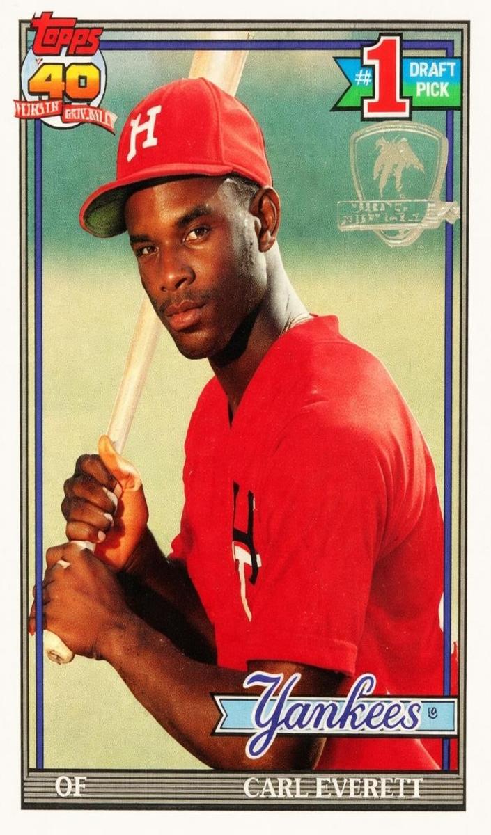 1991 Topps Carl Everett #113 card