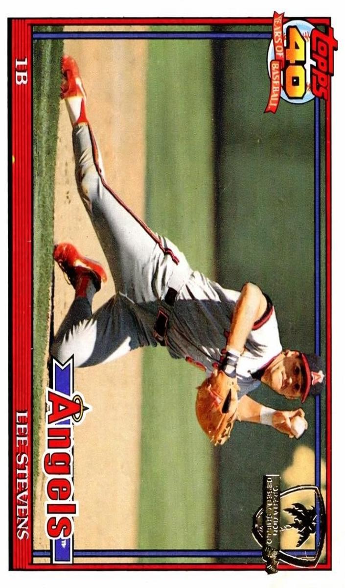 1991 Topps Lee Stevens #648 card