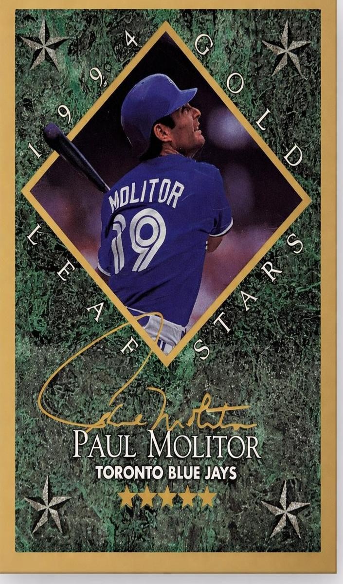 1994 Leaf Paul Molitor #10 card