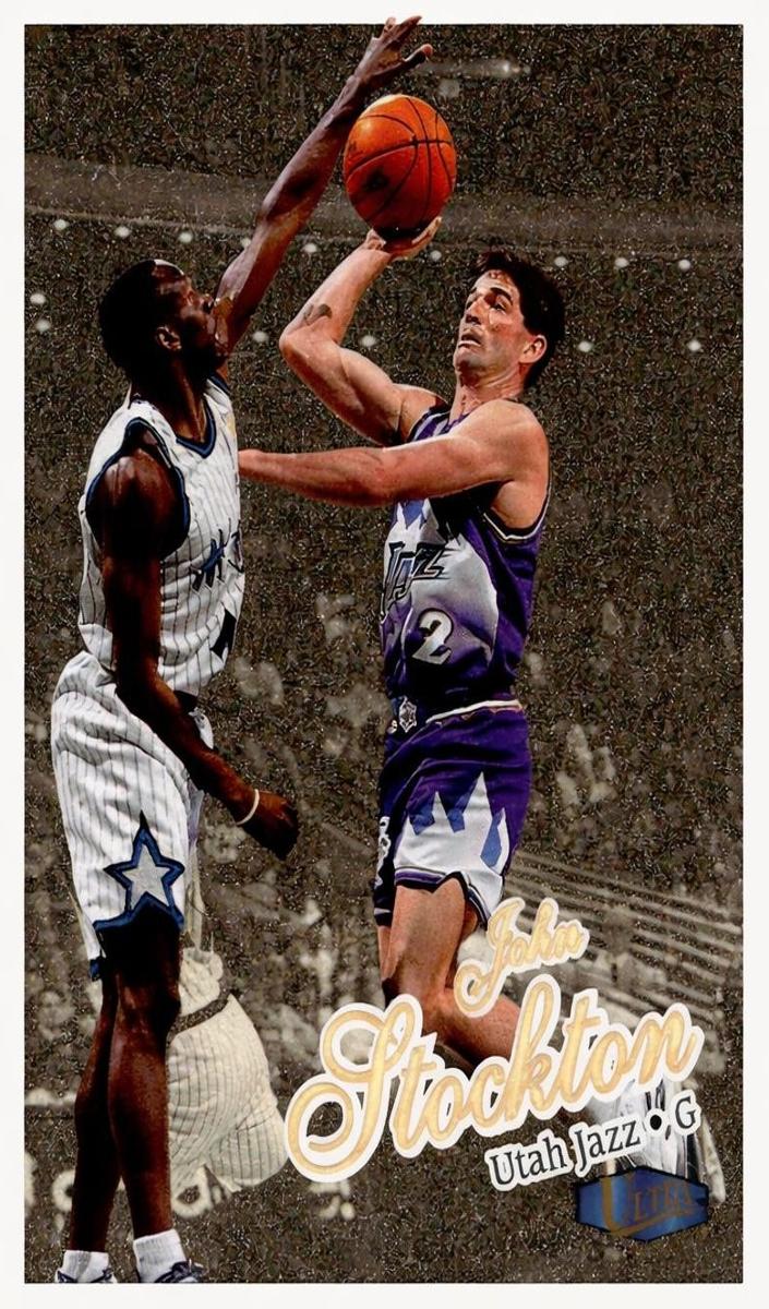 1997 John Stockton [Gold Medallion] #30G