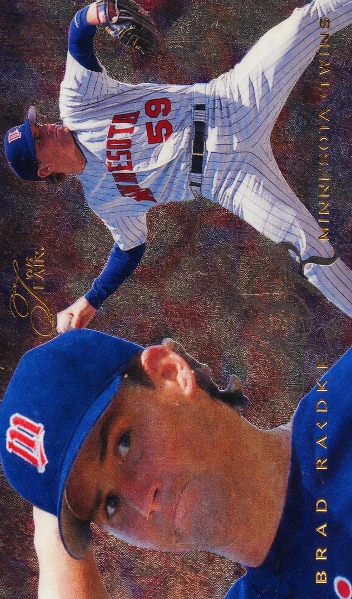 1995 Flair Brad Radke #281 card