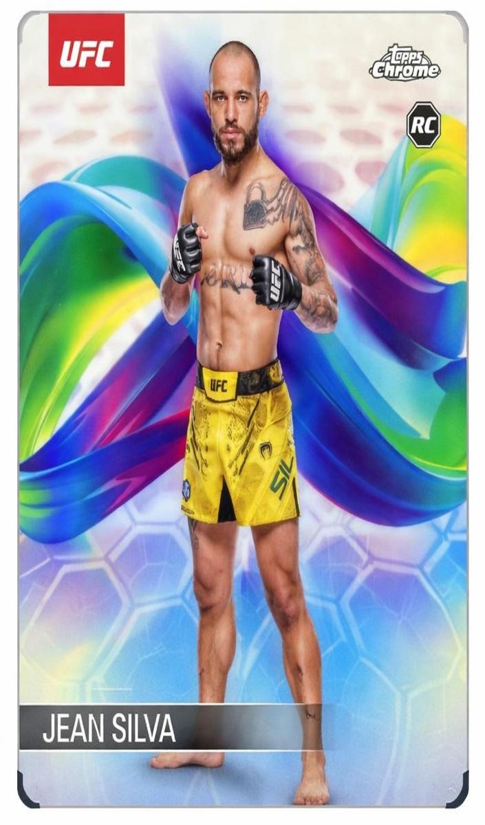 2025 Topps Chrome UFC Helix Jean Silva #HEL-16 card