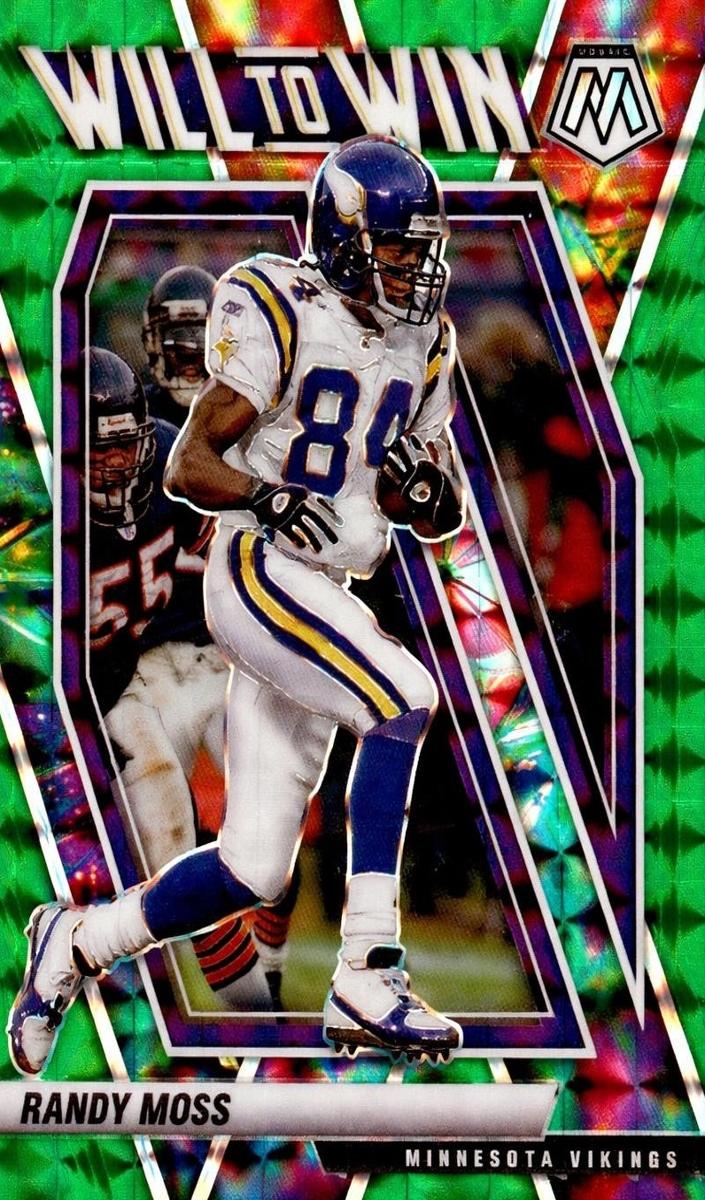 2021 Panini Mosaic Randy Moss [Green] #WW-19 card