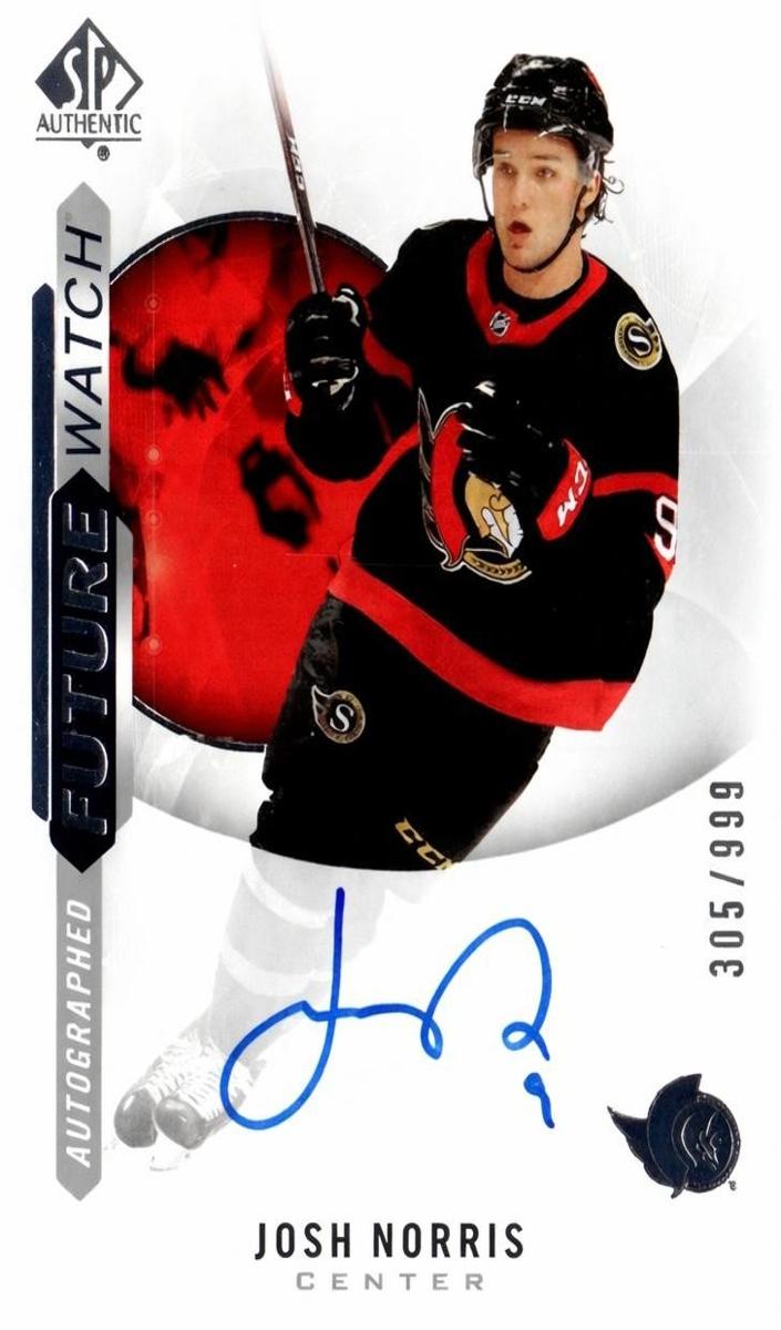 Josh Norris - 2020 SP Authentic Hockey