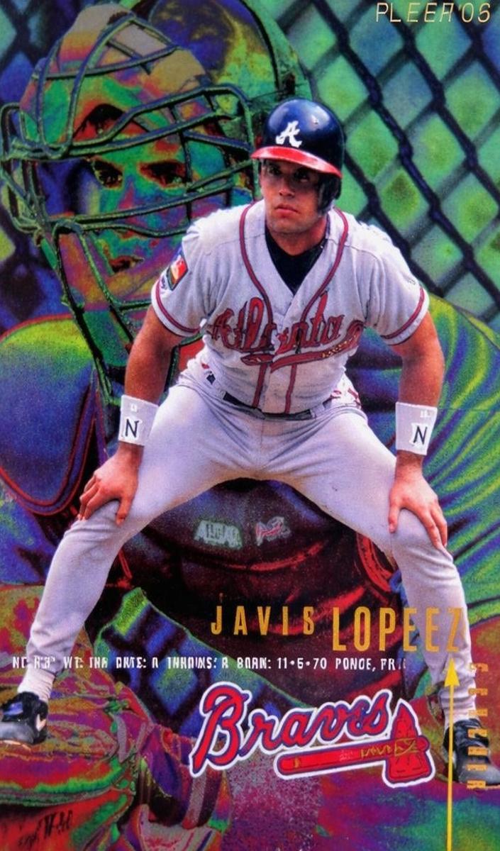 1995 Fleer Javy Lopez #310 card