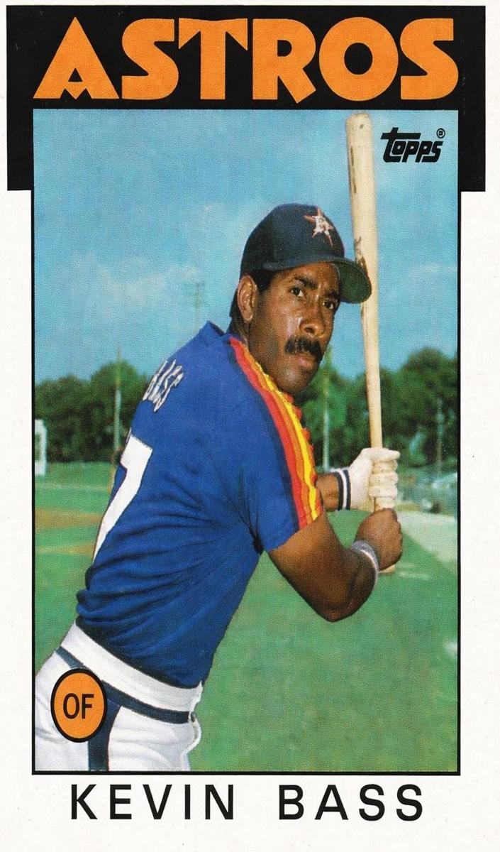 1986 Topps Kevin Bass #458 card
