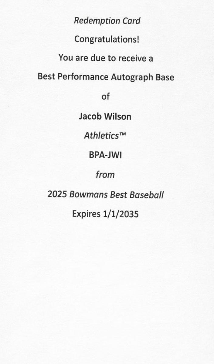 2025 Jacob Wilson #BPA-JWI
