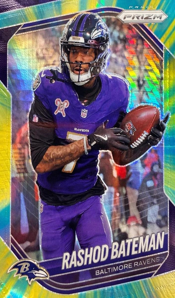 Rashod Bateman 2025 Prizm Football card