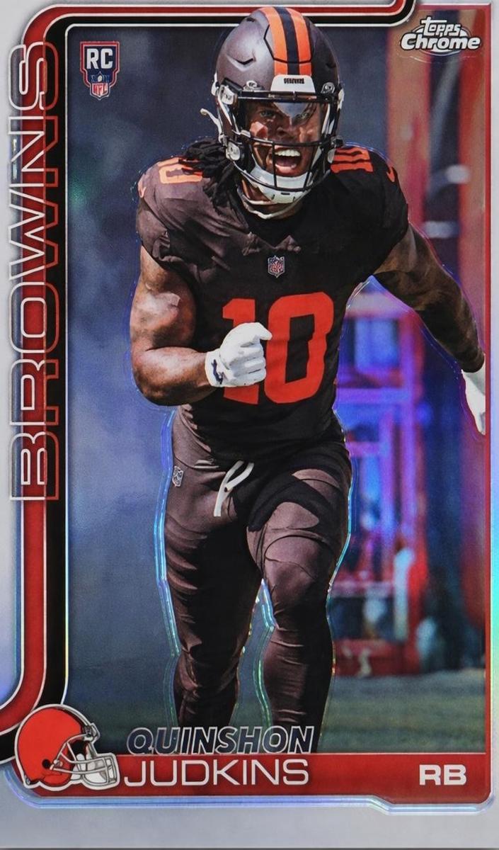 Quinshon Judkins 2025 Topps Chrome Football card