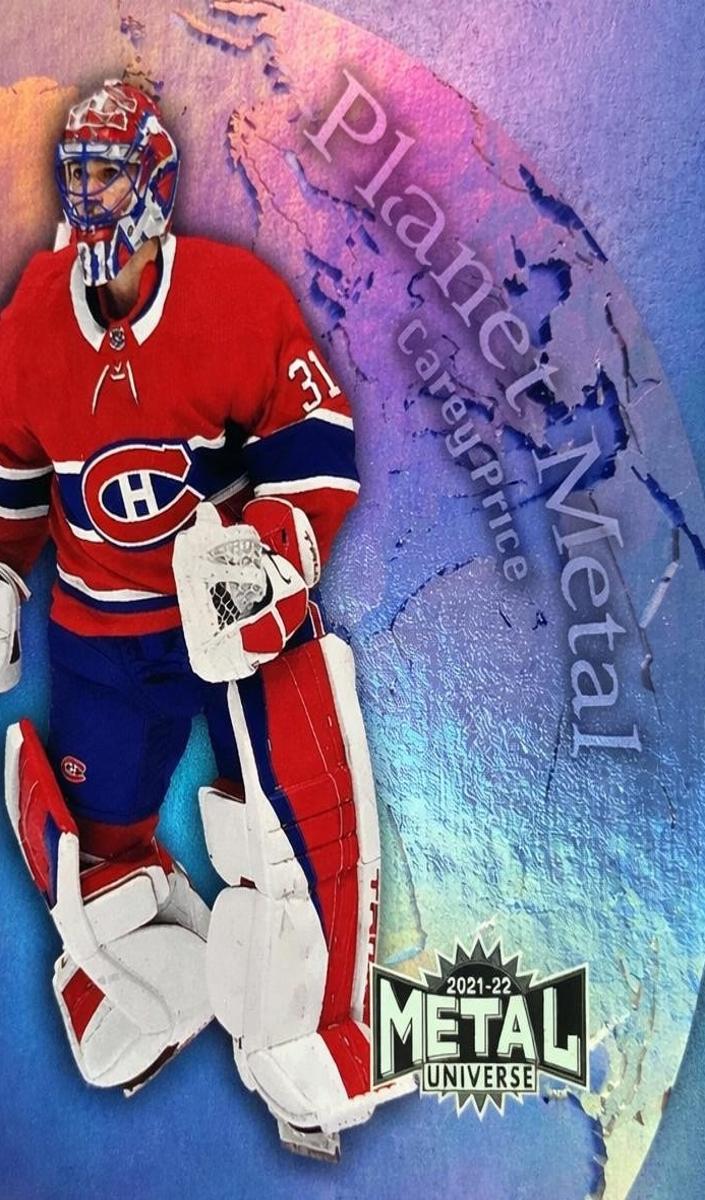 2021 Skybox Metal Universe Carey Price #PM-15 card