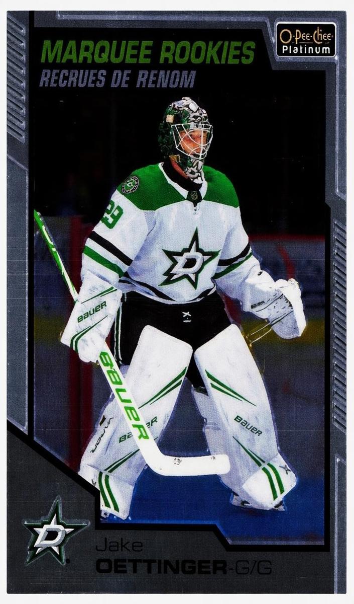 2020 O-Pee-Chee Platinum Jake Oettinger #175 card