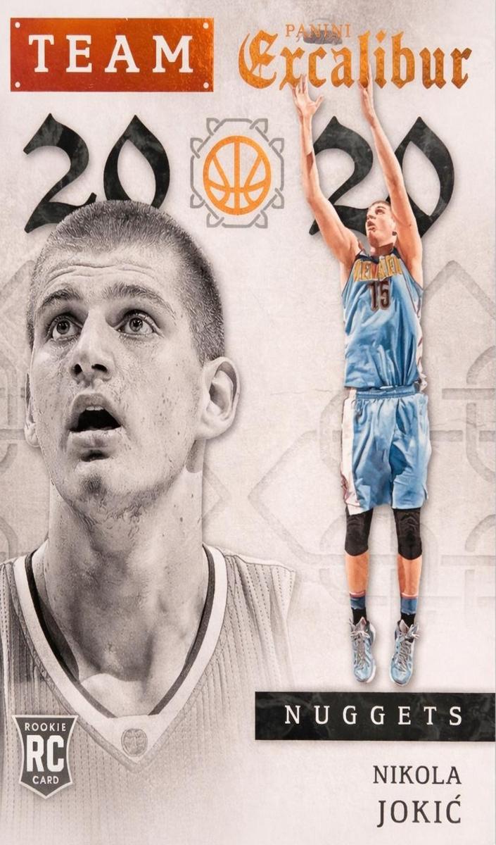 2015 Panini Excalibur Team 2020 Nikola Jokic #37 card