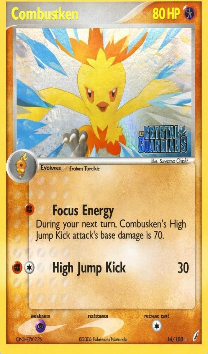 Combusken 2006 Pokemon EX Crystal Guardians