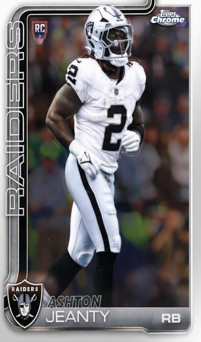 Ashton Jeanty 2025 Topps Chrome Football