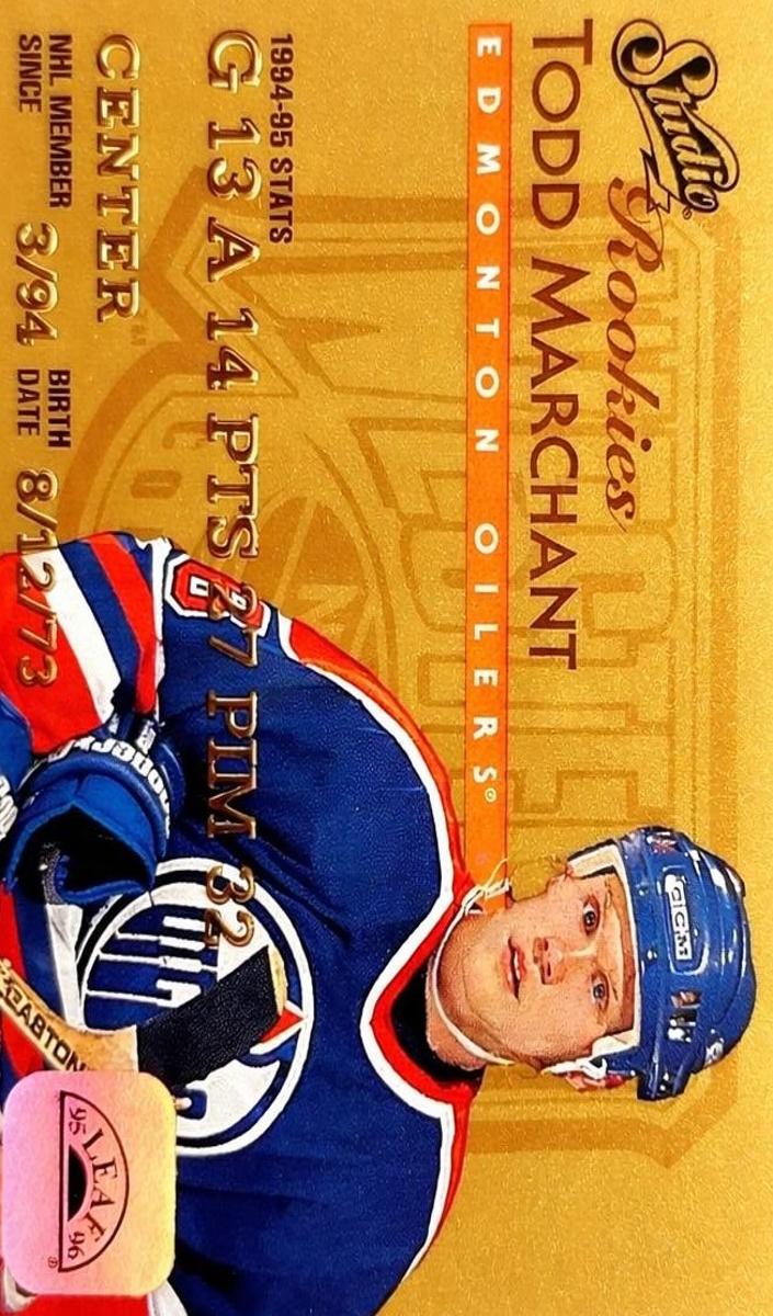 1995 Leaf Todd Marchant #8 card
