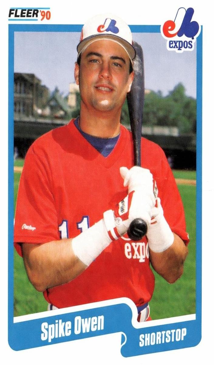 Spike Owen 1990 Fleer Baseball
