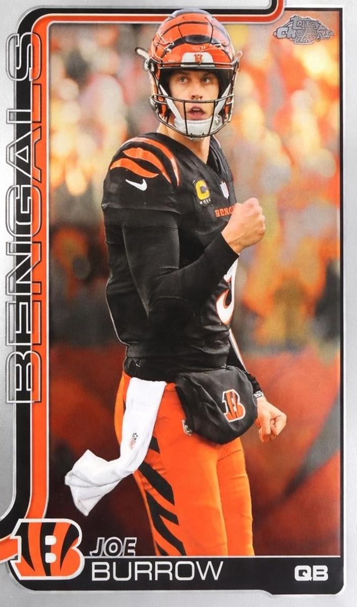 Joe Burrow 2025 Topps Chrome Football 61 Base image