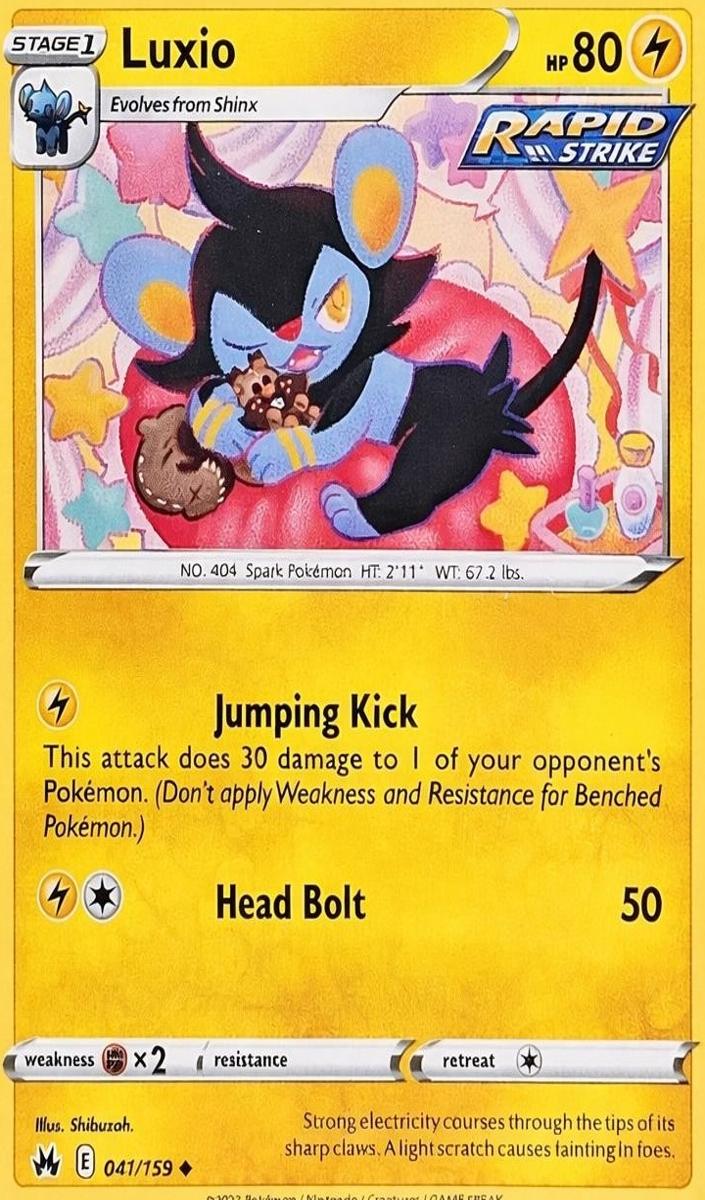 Luxio 2023 Pokemon Crown Zenith