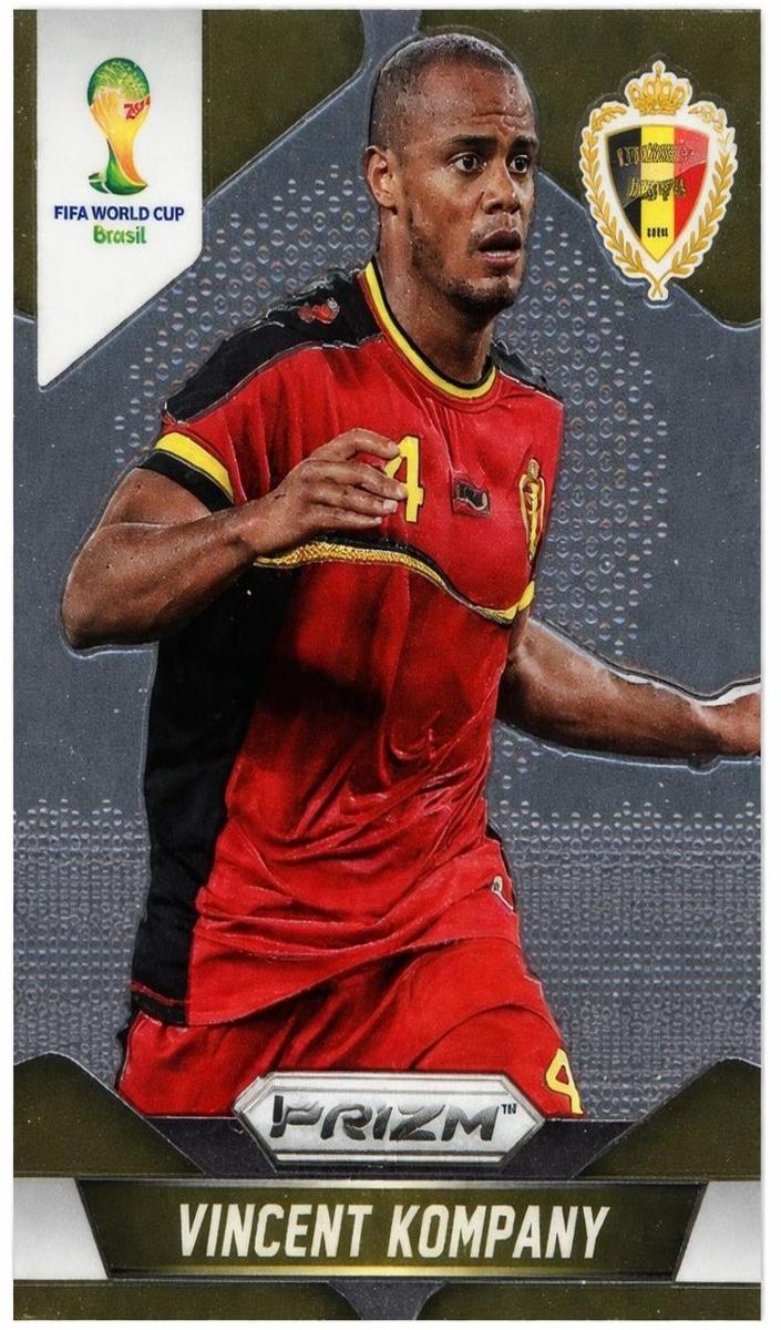 2014 Panini Prizm World Cup Vincent Kompany [Red] #19 card