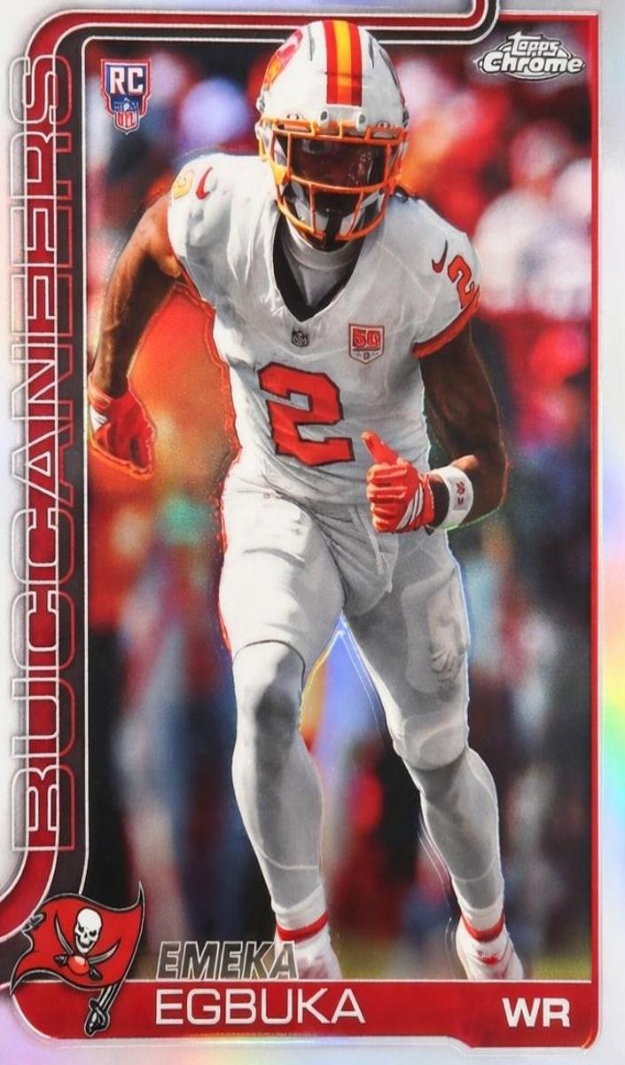 Emeka Egbuka 2025 Topps Chrome Football card