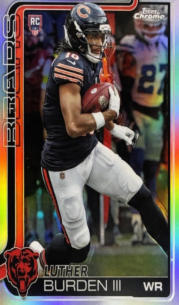 Luther Burden III 2025 Topps Chrome Football card