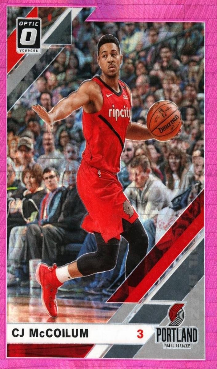 2019 CJ McCollum [Hyper Pink] #17