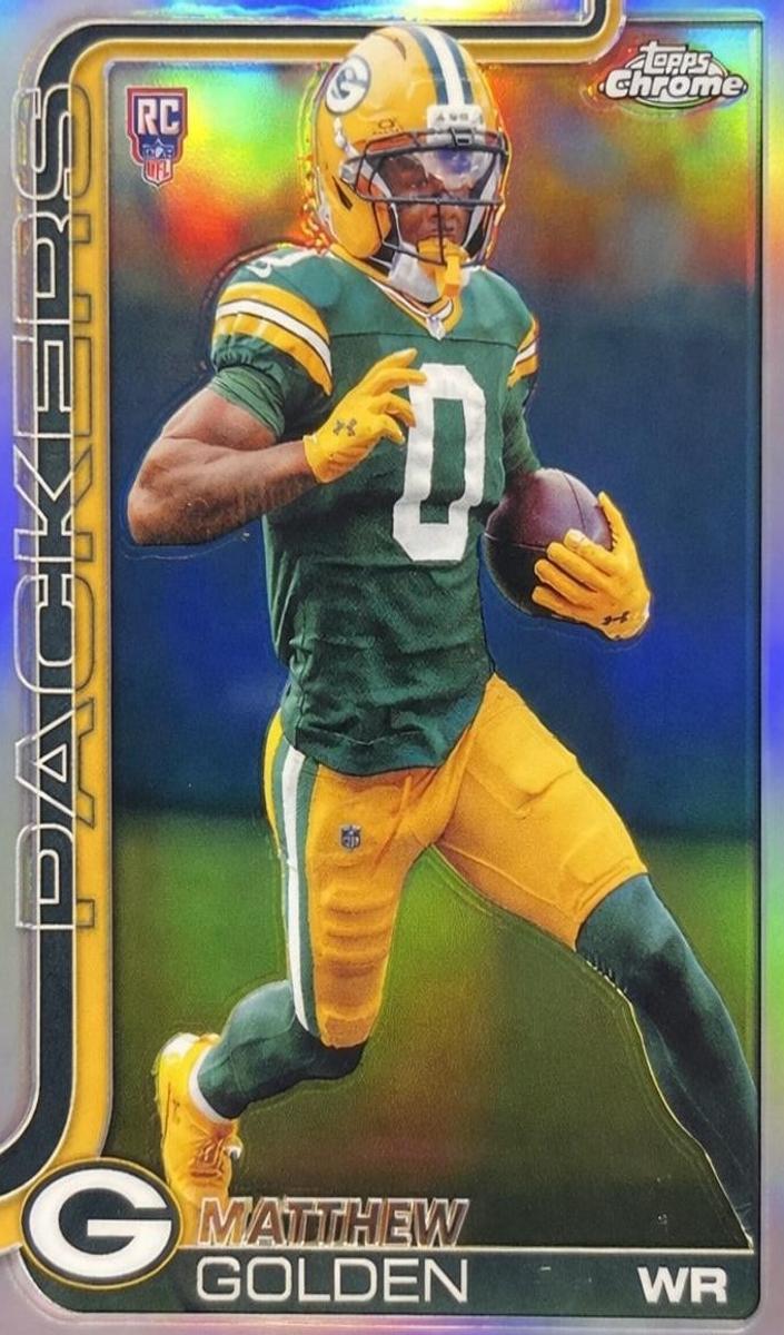 Matthew Golden 2025 Topps Chrome Football card