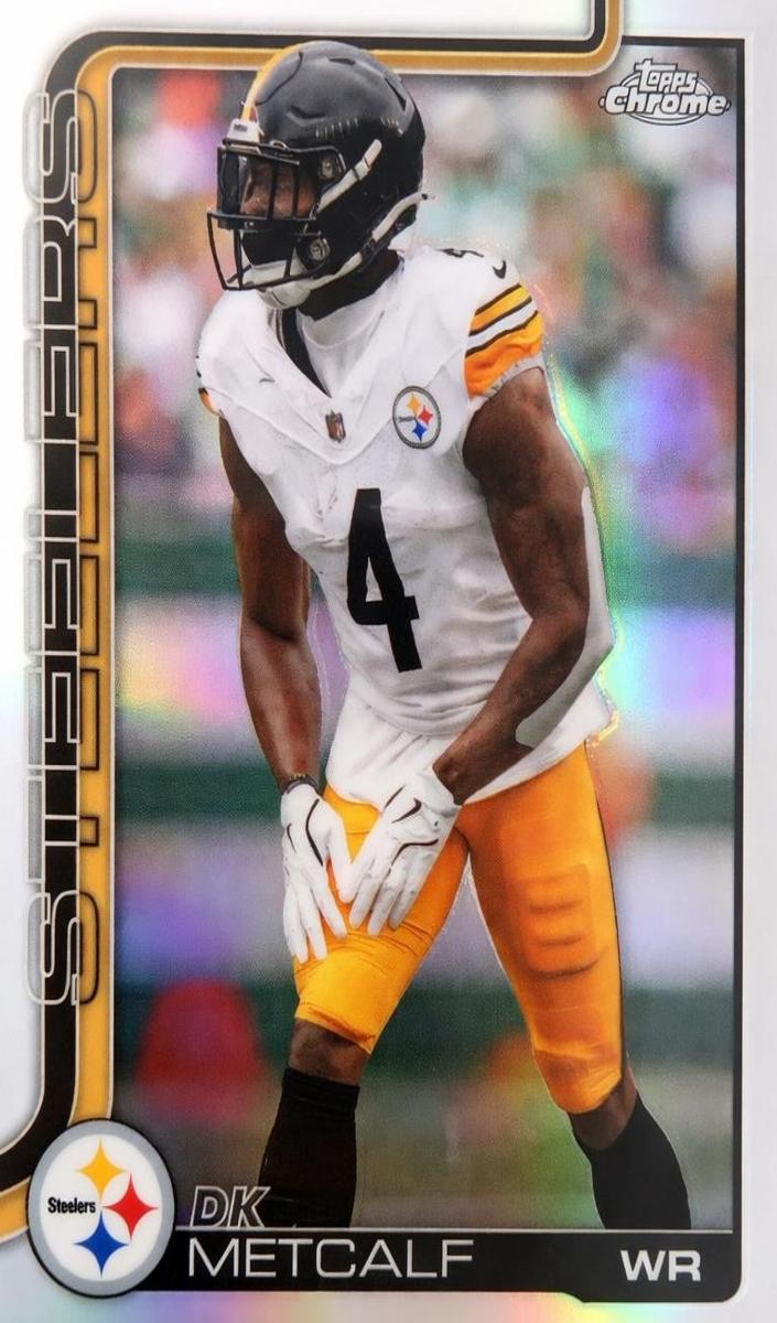 DK Metcalf 2025 Topps Chrome Football card