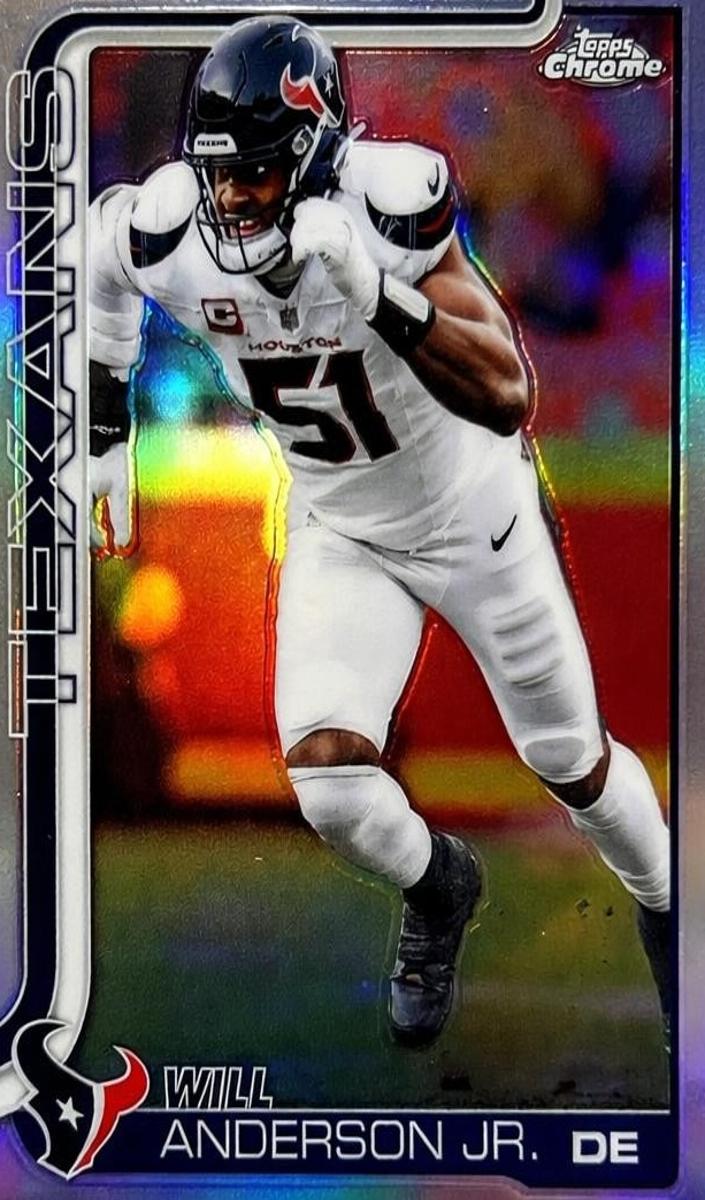 Will Anderson Jr. 2025 Topps Chrome Football card