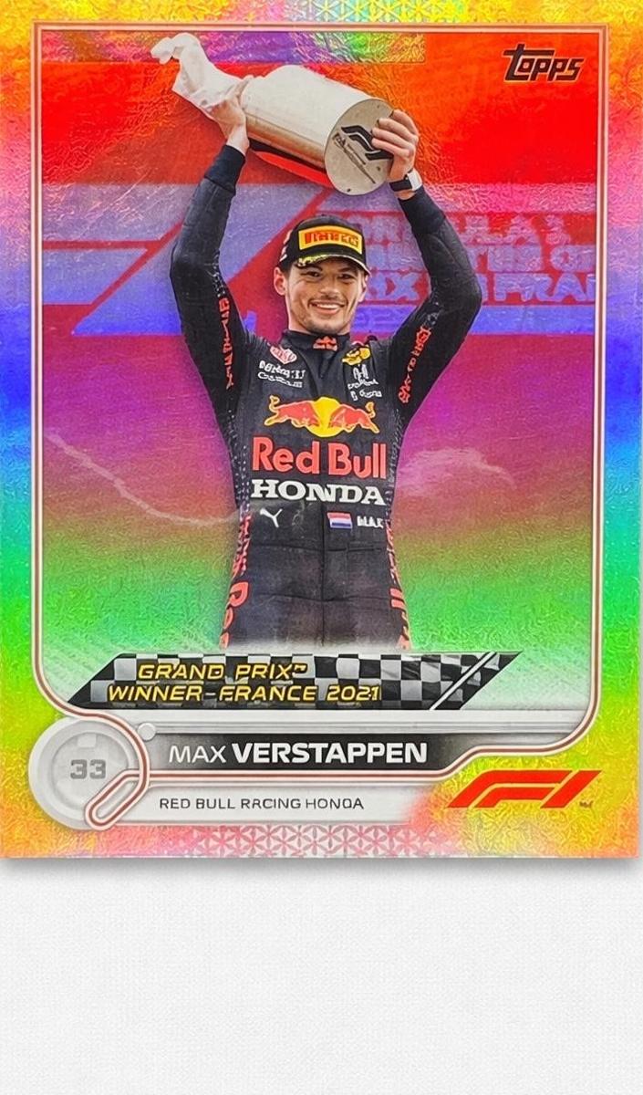 2022 Topps Chrome F1 Max Verstappen #157 card