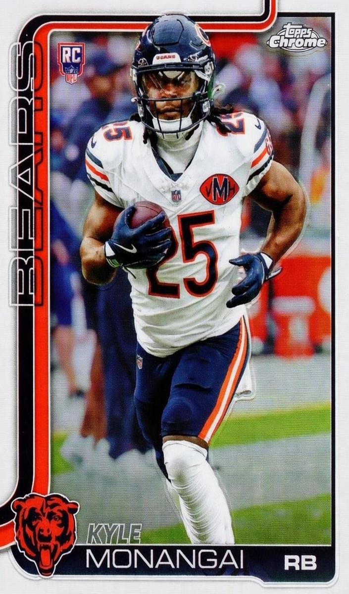 Kyle Monangai 2025 Topps Chrome Football card