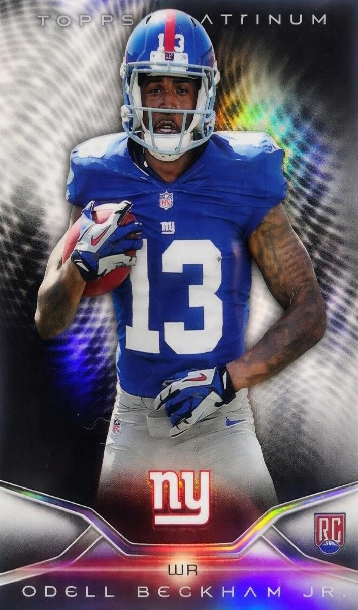 2014 Odell Beckham Jr. [Black Refractor] #117