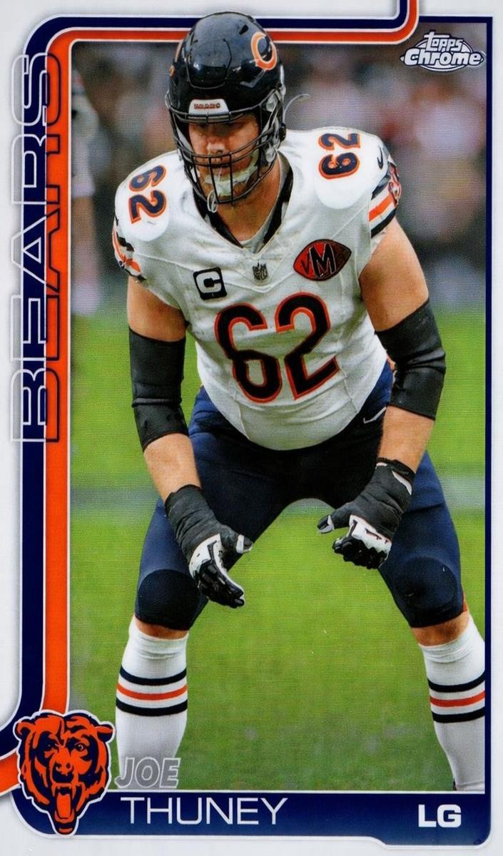 Joe Thuney 2025 Topps Chrome Football card