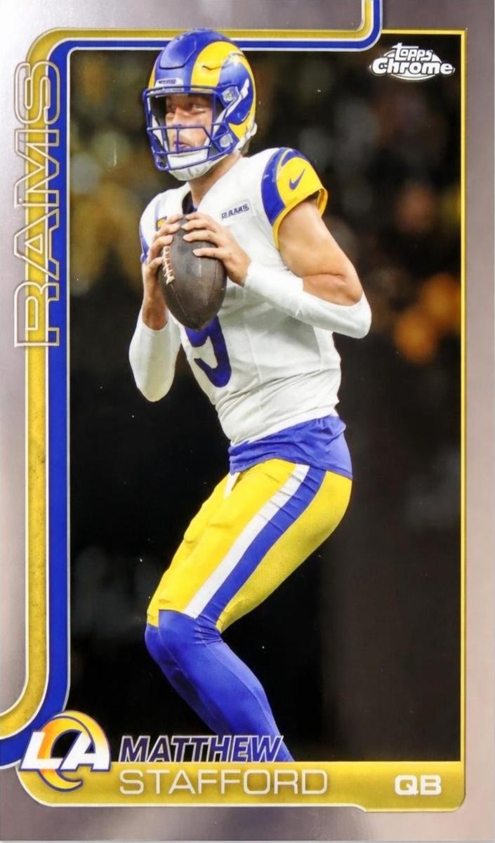Matthew Stafford 2025 Topps Chrome Football