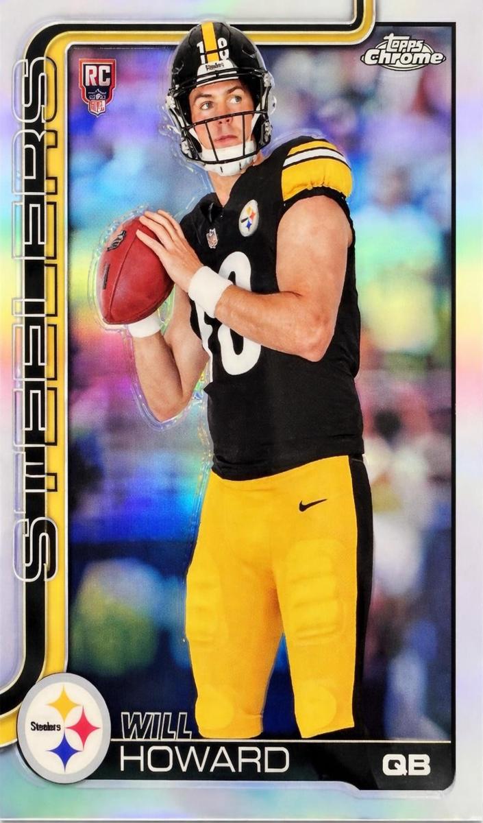 Will Howard 2025 Topps Chrome Football card