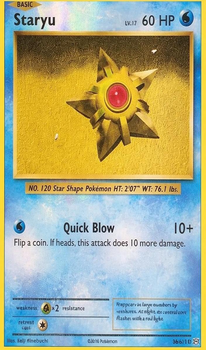 Staryu 2016 Pokemon XY Evolutions