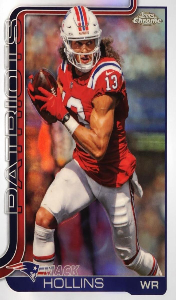 Mack Hollins 2025 Topps Chrome Football card