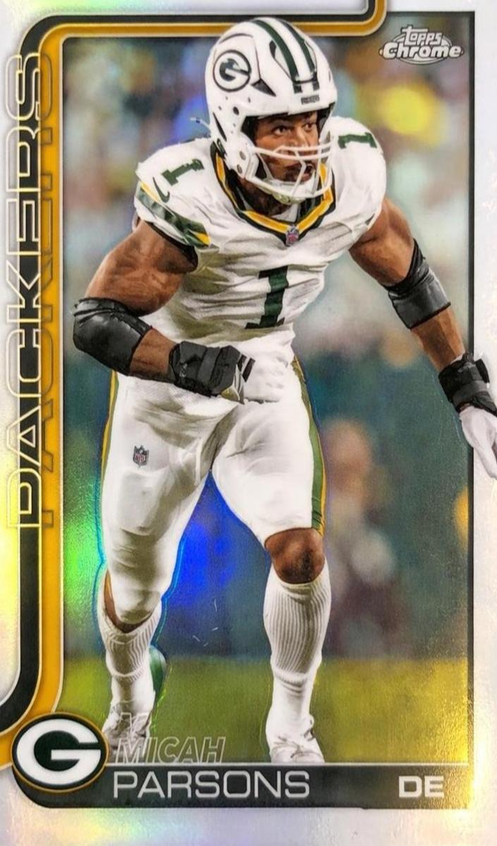 Micah Parsons 2025 Topps Chrome Football card