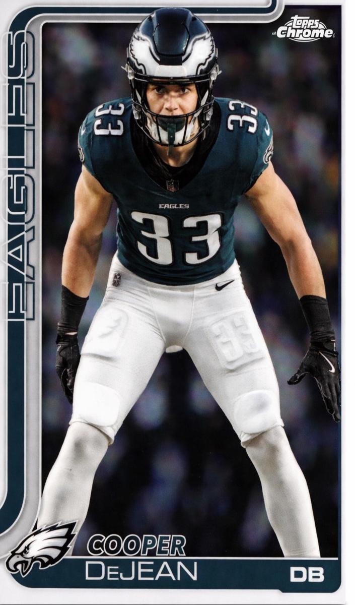 Cooper DeJean 2025 Topps Chrome Football card