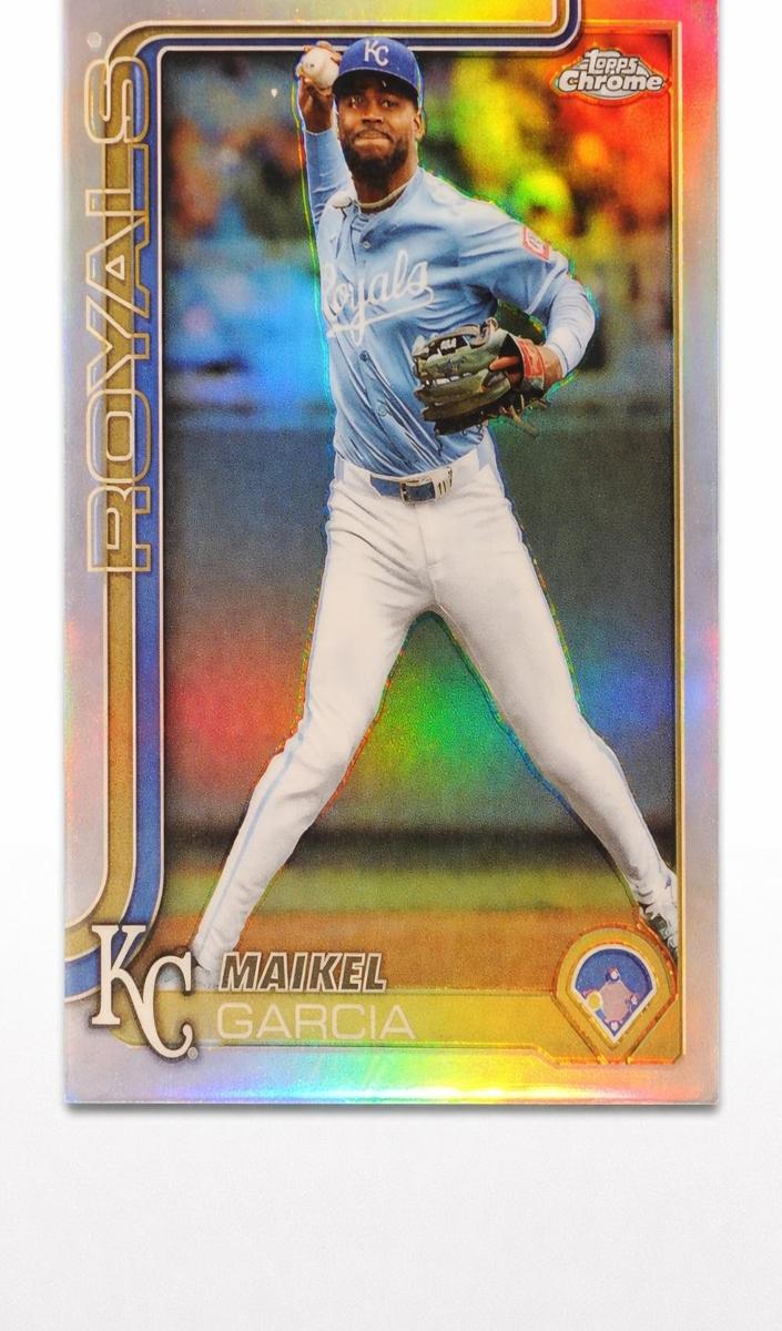Maikel Garcia 2025 Topps Chrome Update Baseball card