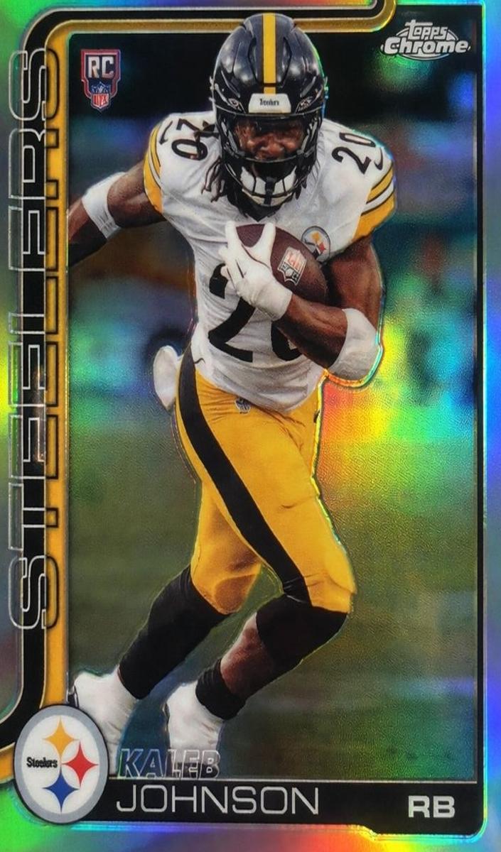 Kaleb Johnson 2025 Topps Chrome Football card