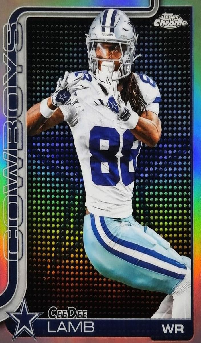 CeeDee Lamb 2025 Topps Chrome Football card