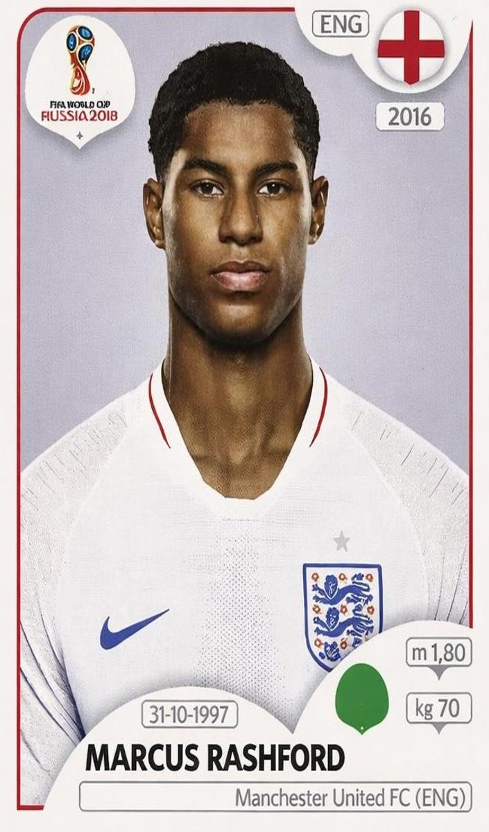 2018 Marcus Rashford [Black Back] #590