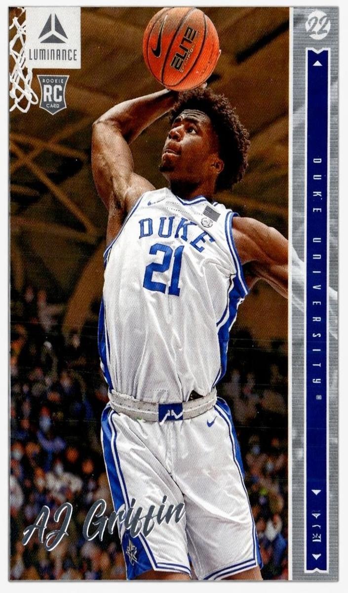 2022 Panini Chronicles Draft Picks AJ Griffin #15 card