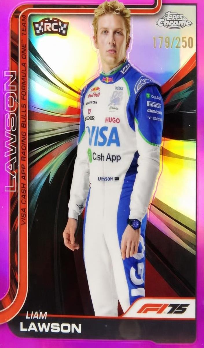 2025 Liam Lawson [Pink Refractor] #11