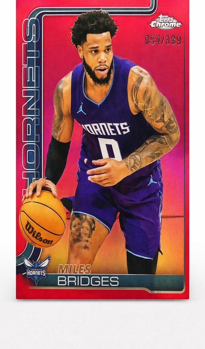 Miles Bridges 2025-26 Topps Chrome Basketball card