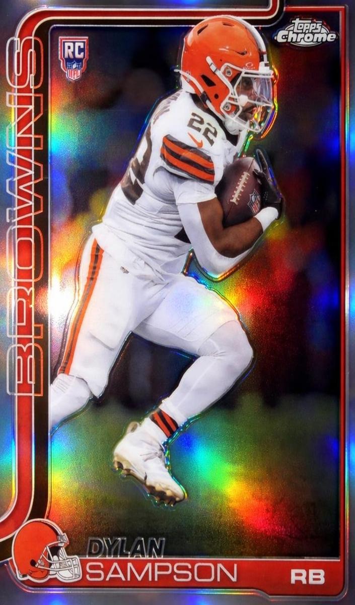 Dylan Sampson 2025 Topps Chrome Football card