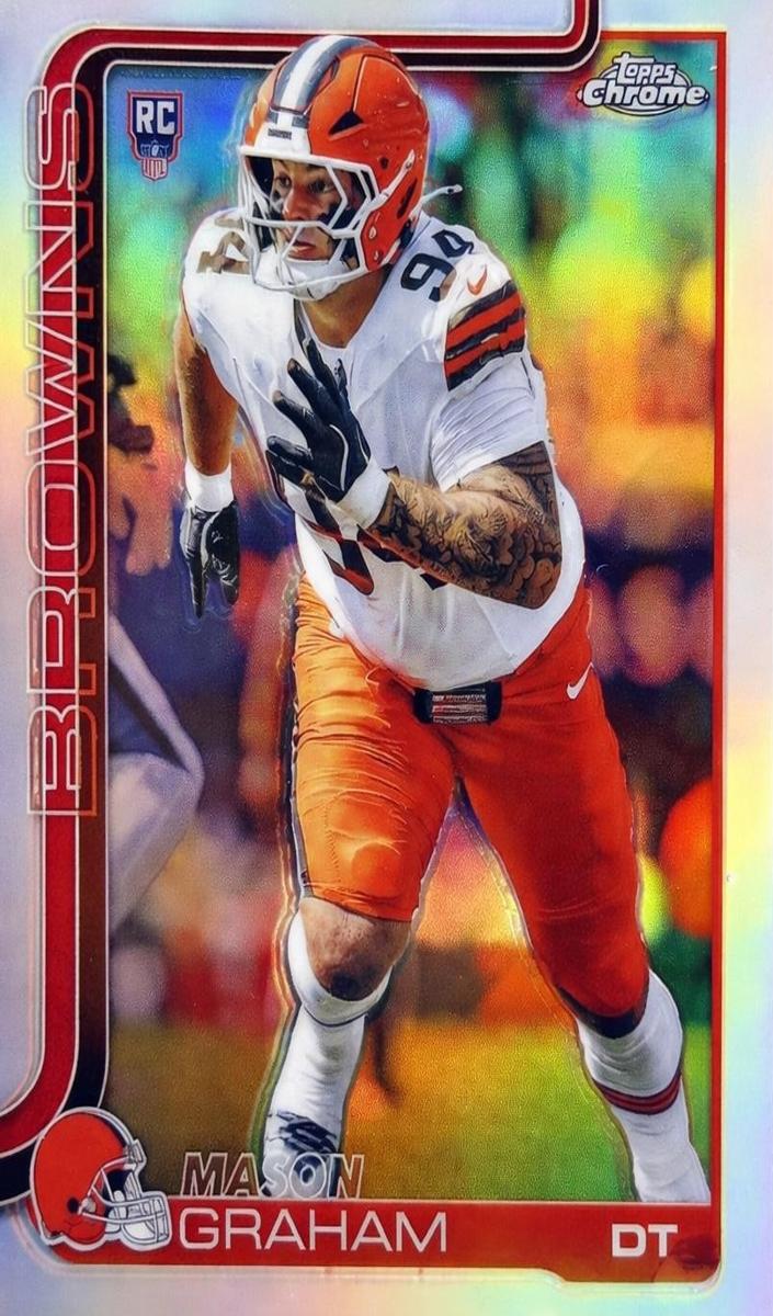 Mason Graham 2025 Topps Chrome Football card